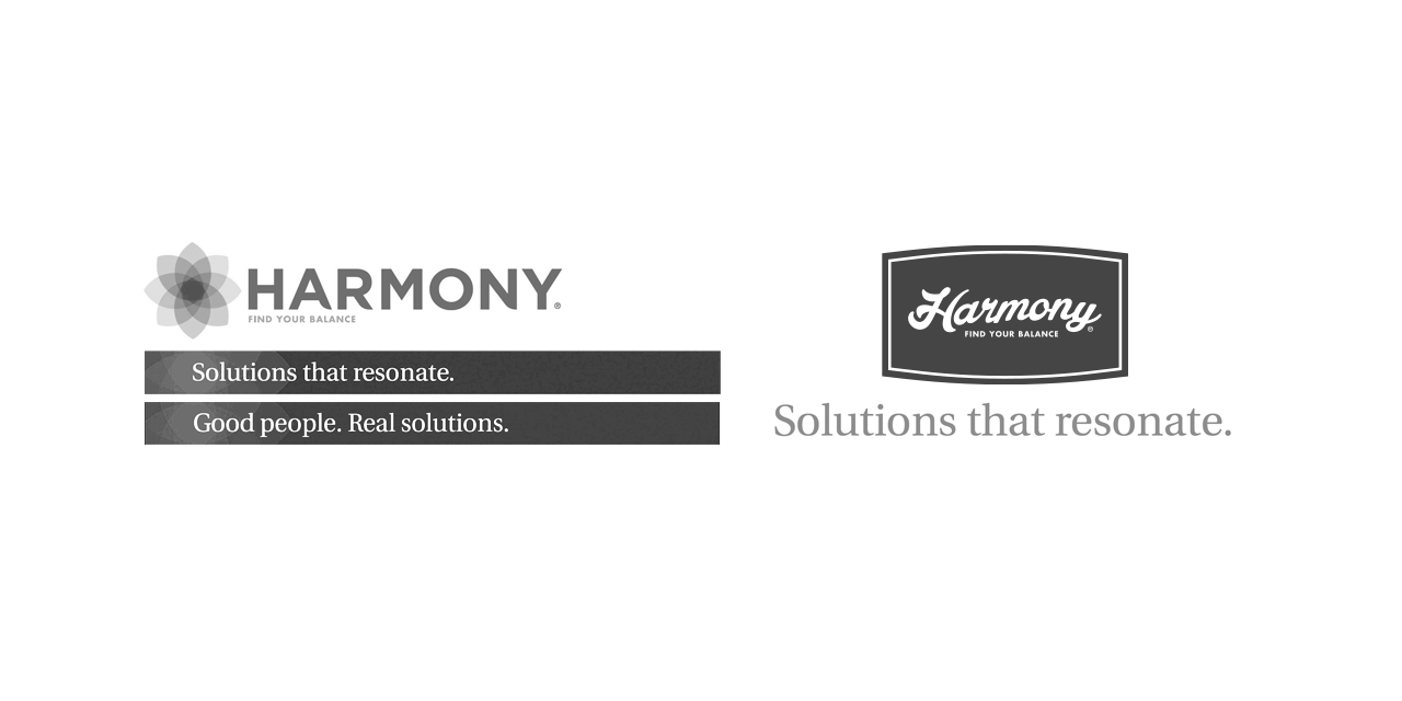 Marketing Materials Harmony by BANG! creative strategy by design