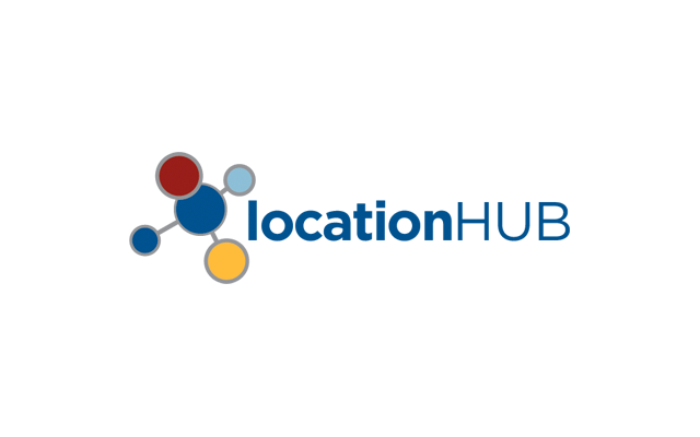 Logo Branding Development Location Hub by BANG! creative strategy by design