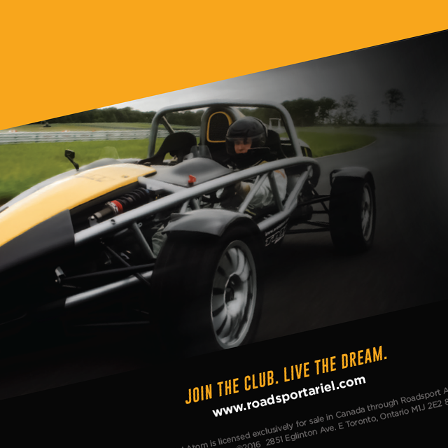 Marketing Advertisement Roadsport Ariel by BANG! creative strategy by design