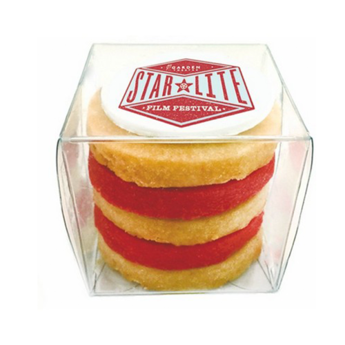 Mini Iced Shortbread Cookies Custom Branded Merchandise by BANG! creative strategy by design
