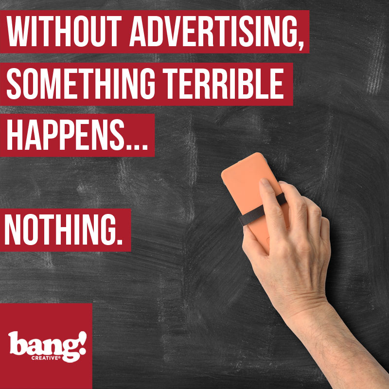 Wisdom Drop - Without Advertising Something Terrible Happens