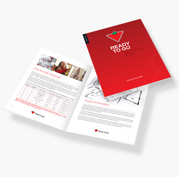 Branding and Marketing Material Booklet for Canadian Tire Ready to Go by BANG! creative strategy by design